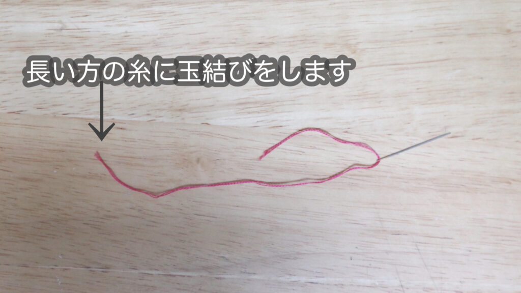 針と刺繍糸